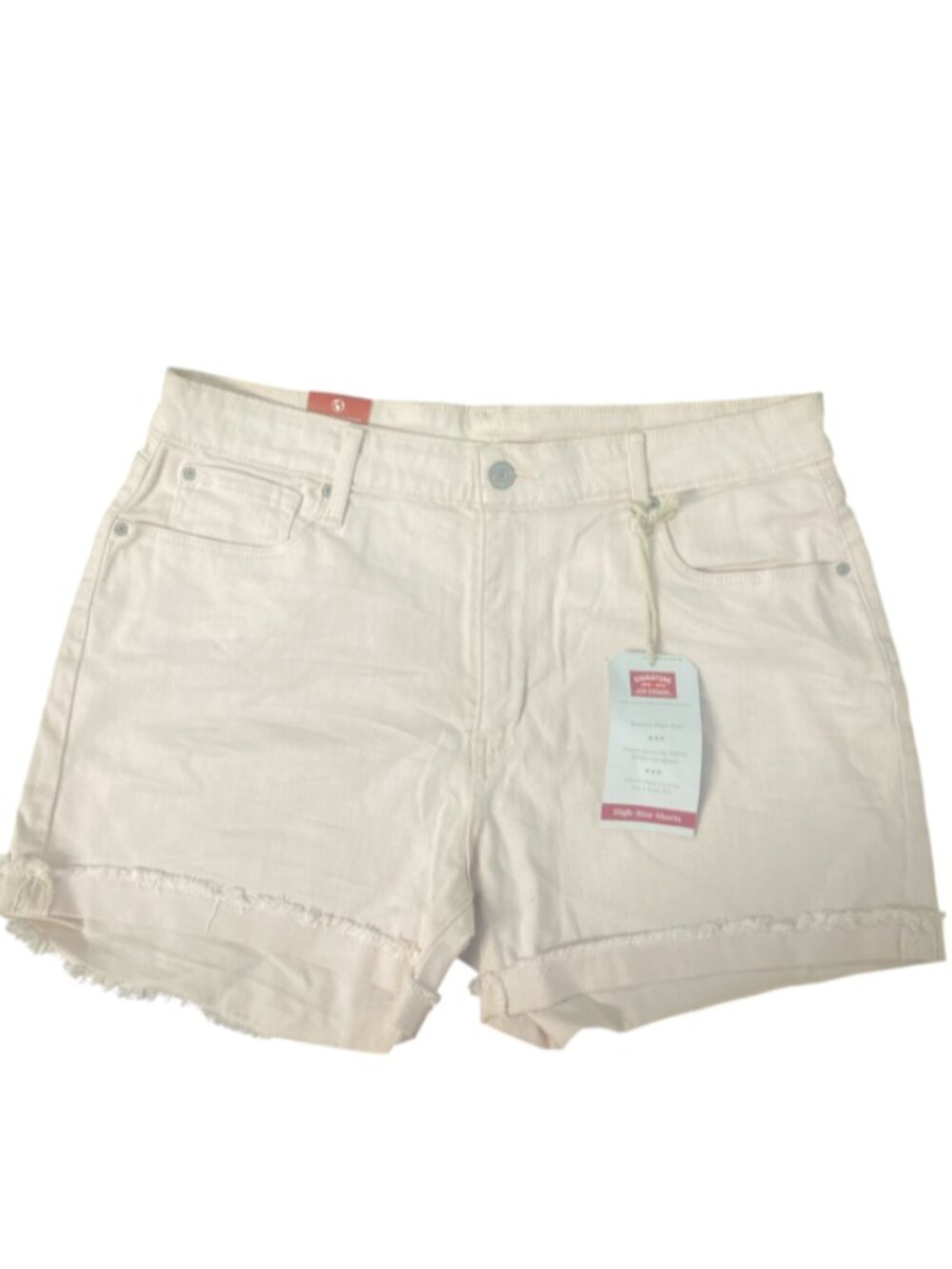 Levi Strauss denim pale pink shorts size 14